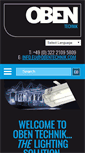 Mobile Screenshot of obentechnik.com